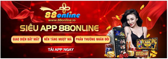 Giao diện cổng game 88online